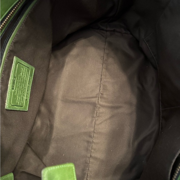 Coach Bleecker Legacy Weekend Tote 70487 Lime Green - Picture 10 of 11